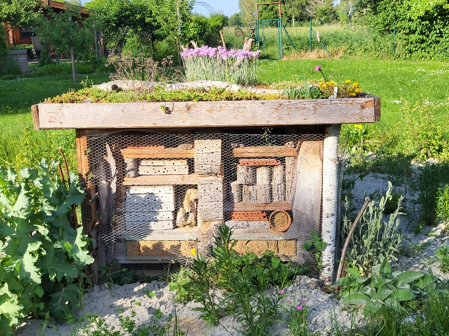 Wildbienenhotel am Seebach